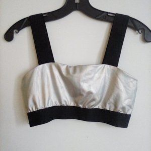 Terza Iridescent Bralette / Crop Top Size Small